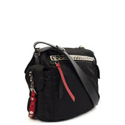 Picture of Prada Satchel Nylon Messenger in Black, Nylon
