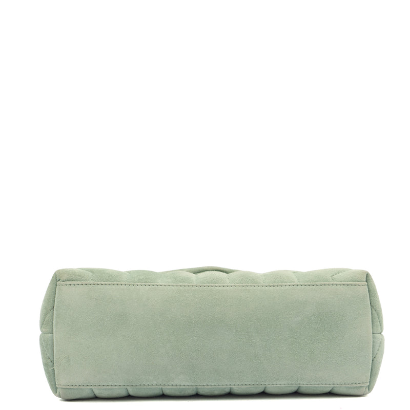 Picture of Saint Laurent Shoulder Bag Lou Lou - Small in Blue, Suede