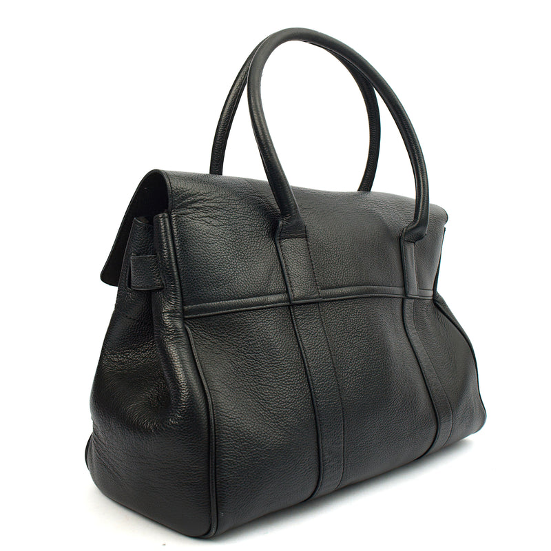 Picture of Mulberry Top Handle Bayswater Heritage in Black, Calfskin Leather