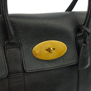 Picture of Mulberry Top Handle Bayswater Heritage in Black, Calfskin Leather