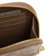 Picture of Christian Dior Phone Case Lady Dior Phone Holder in Neutral, Patent Leather