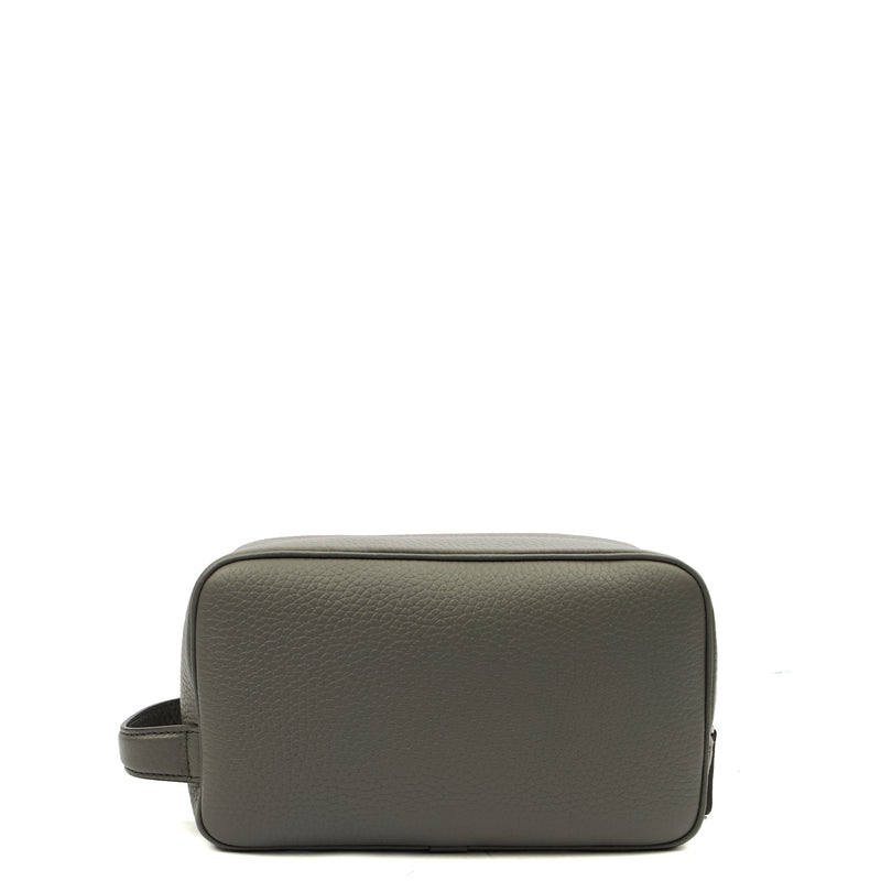 Picture of Mulberry Cosmetic Bag Wash Case in Grey, Leather