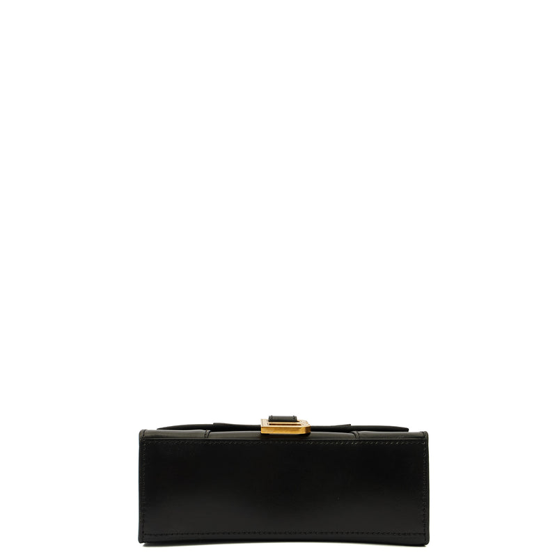 Picture of Balenciaga Top Handle Hourglass XS in Black, Leather