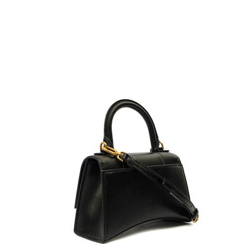 Picture of Balenciaga Top Handle Hourglass XS in Black, Leather