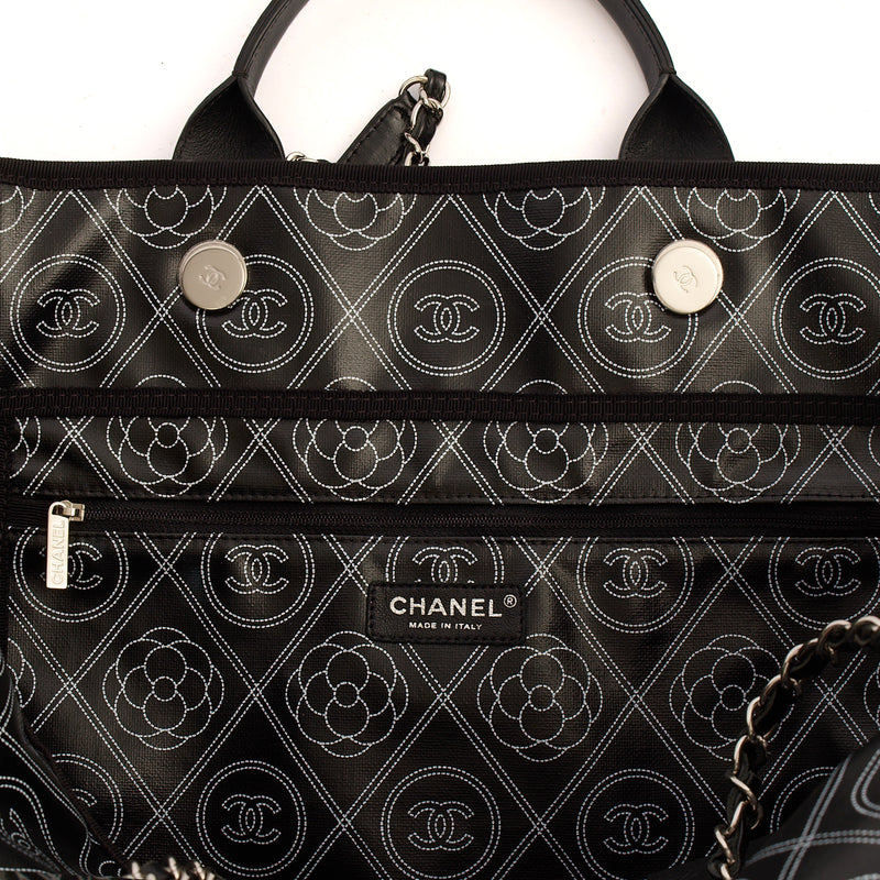 Picture of Chanel Tote Deauville Tote in invalid, Calfskin Leather