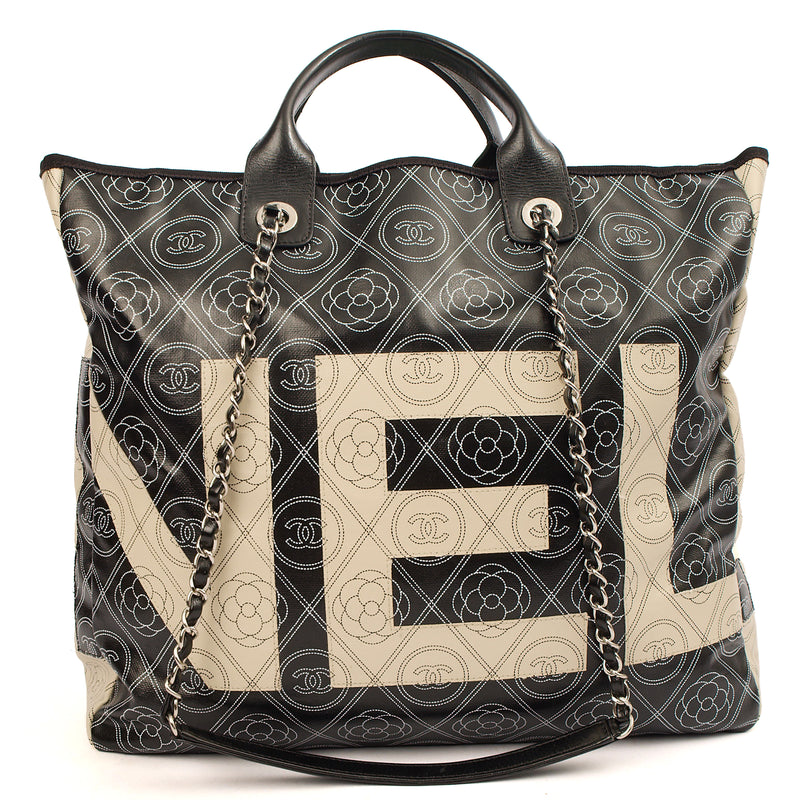 Picture of Chanel Tote Deauville Tote in invalid, Calfskin Leather