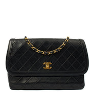 Picture of Chanel Cross Body Vintage Flap Bag  in Black, Lambskin Leather