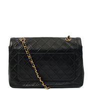 Picture of Chanel Cross Body Vintage Flap Bag  in Black, Lambskin Leather