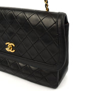 Picture of Chanel Cross Body Vintage Flap Bag  in Black, Lambskin Leather