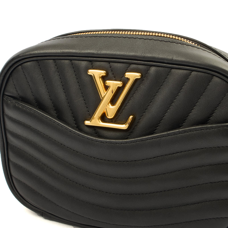 Picture of Louis Vuitton Cross Body New Wave PM Chain Bag  in Black, Leather