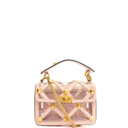 Picture of Valentino Shoulder Bag Roman Stud Shoulder Bag - Medium in Pink, Leather