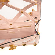 Picture of Valentino Shoulder Bag Roman Stud Shoulder Bag - Medium in Pink, Leather