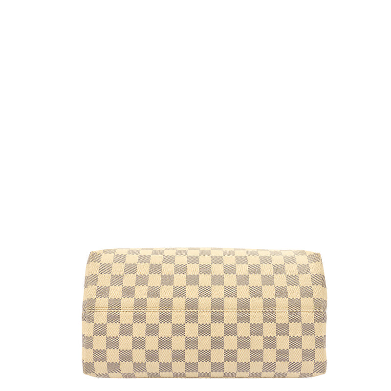 Picture of Louis Vuitton Tote Iena MM in Damier Azur, Canvas
