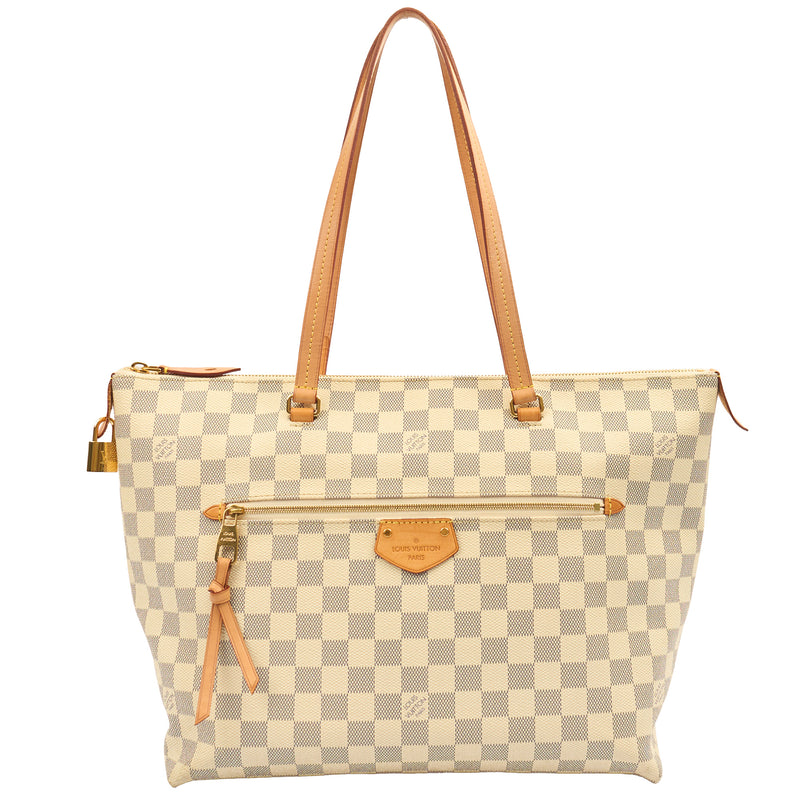 Picture of Louis Vuitton Tote Iena MM in Damier Azur, Canvas