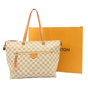 Picture of Louis Vuitton Tote Iena MM in Damier Azur, Canvas