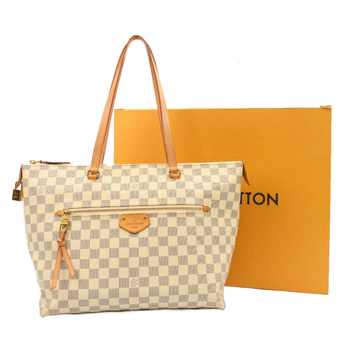 Picture of Louis Vuitton Tote Iena MM in Damier Azur, Canvas
