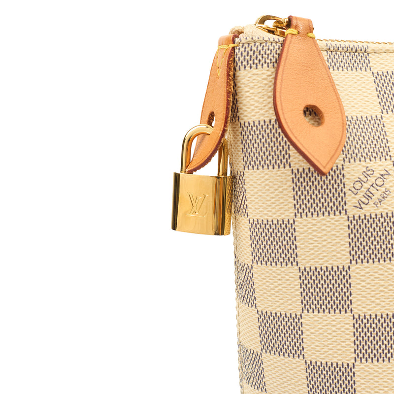 Picture of Louis Vuitton Tote Iena MM in Damier Azur, Canvas