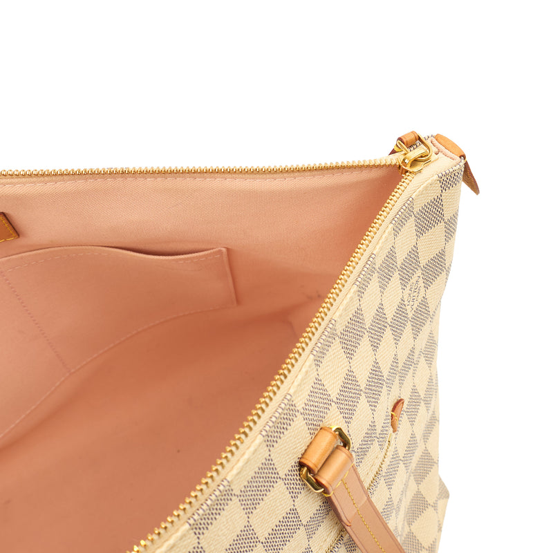Picture of Louis Vuitton Tote Iena MM in Damier Azur, Canvas