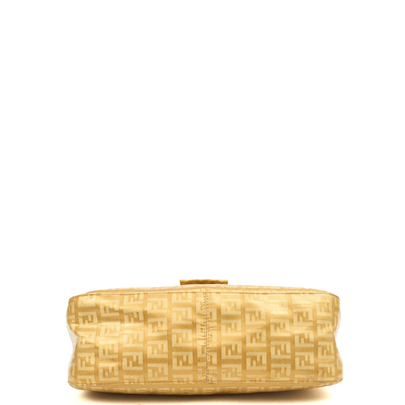 Picture of Fendi Shoulder Bag Baguette in Metallic, Patent Leather