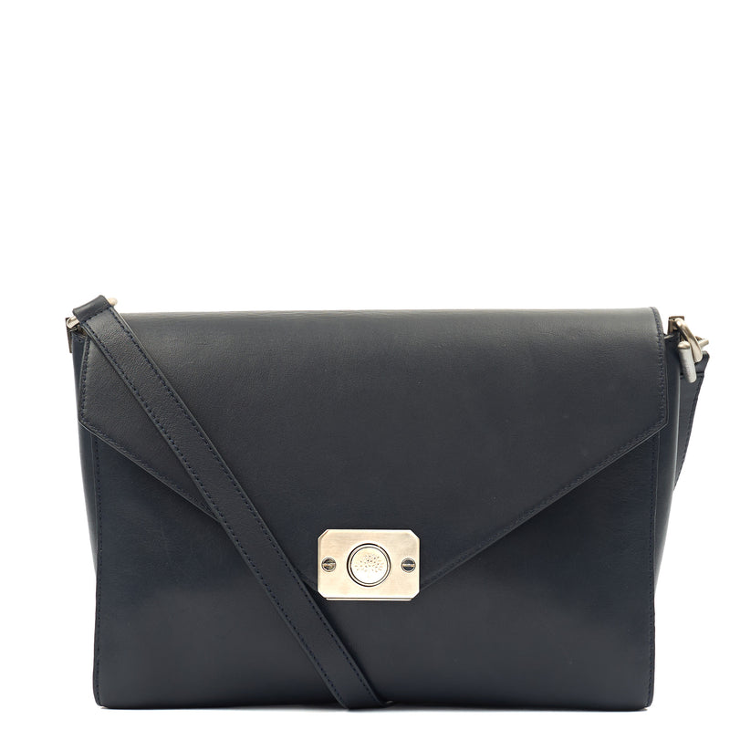 Picture of Mulberry Cross Body Delphie Reversible  in Navy, Leather
