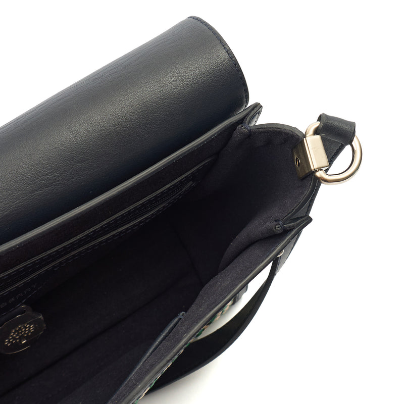 Picture of Mulberry Cross Body Delphie Reversible  in Navy, Leather