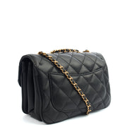 Picture of Chanel Cross Body Flap Bag in Black, Lambskin Leather
