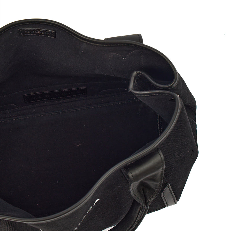 Picture of Balenciaga Tote Cabas  in Black, Canvas
