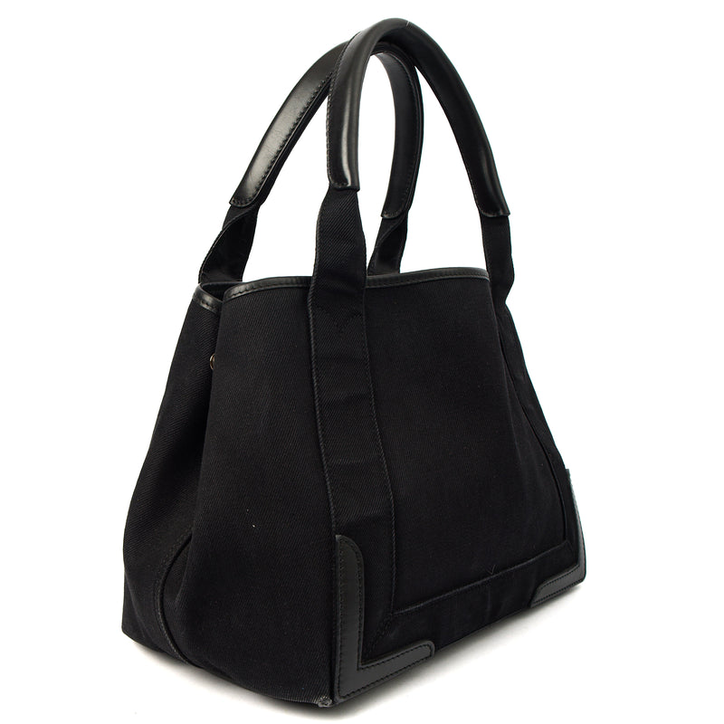 Picture of Balenciaga Tote Cabas  in Black, Canvas