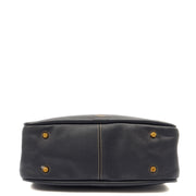 Picture of Mulberry Tote Leighton in Navy, Calfskin Leather