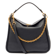 Picture of Mulberry Tote Leighton in Navy, Calfskin Leather