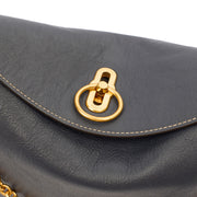 Picture of Mulberry Tote Leighton in Navy, Calfskin Leather