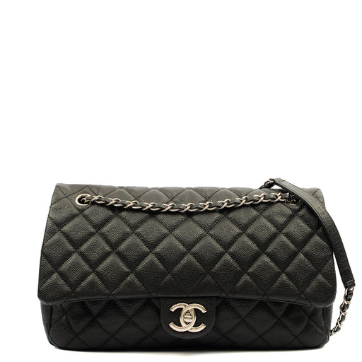 Picture of Chanel Shoulder Bag Flap Bag in Black, Caviar Leather