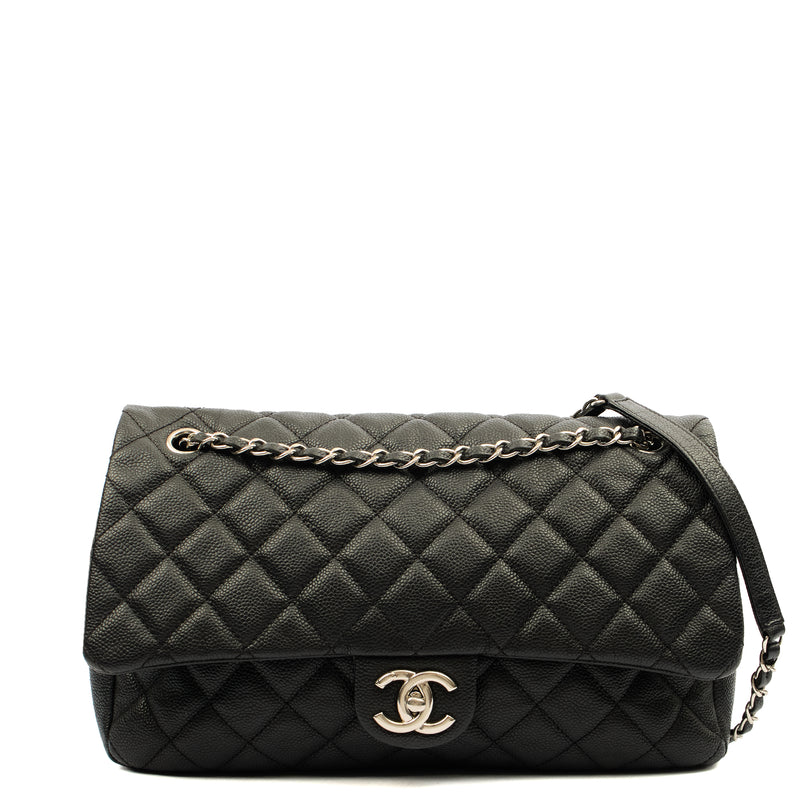 Picture of Chanel Shoulder Bag Flap Bag in Black, Caviar Leather