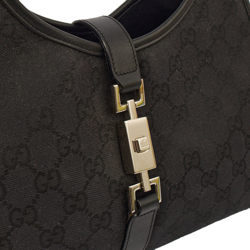 Picture of Gucci Shoulder Bag Jackie in Black, GG Canvas
