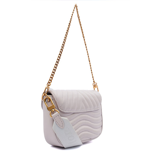 Picture of Louis Vuitton Cross Body New Wave Multi Pochette in Grey, Calfskin Leather