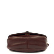 Picture of Mulberry Cross Body Tessie Satchel in Oxblood, Leather