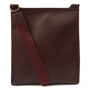 Picture of Mulberry Cross Body Antony - Large in Oxblood, Calfskin Leather