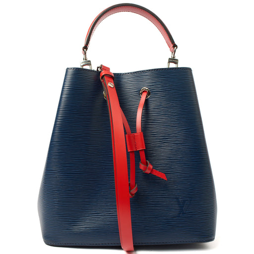 Picture of Louis Vuitton Bucket Bag Noe in Blue , 35nis Leather