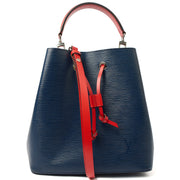 Picture of Louis Vuitton Bucket Bag Noe in Blue , 35nis Leather