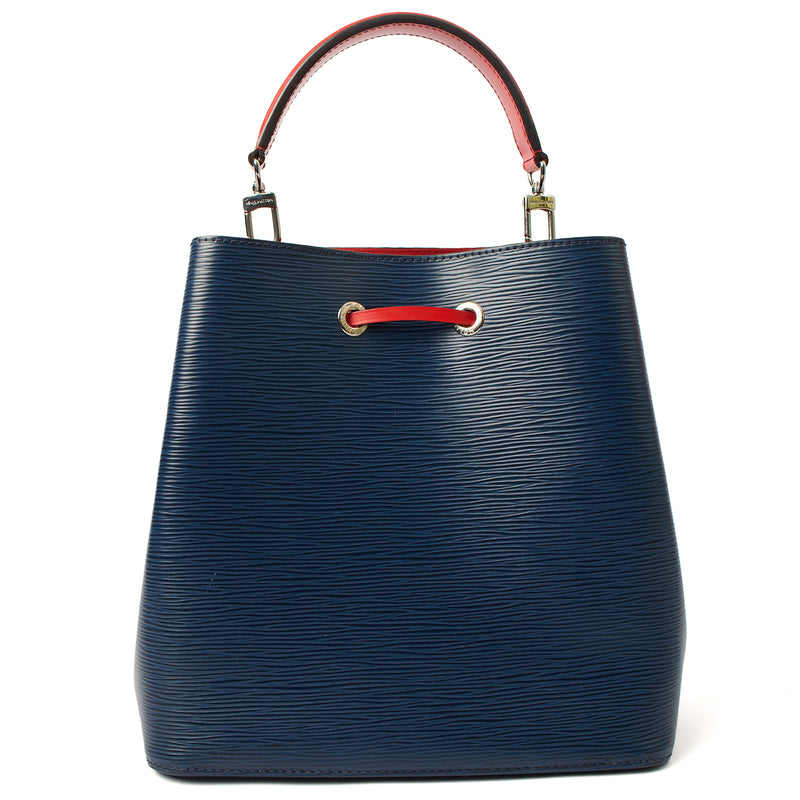 Picture of Louis Vuitton Bucket Bag Noe in Blue , 35nis Leather