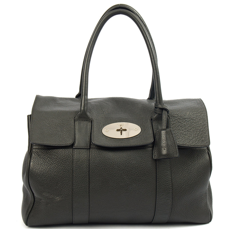Picture of Mulberry Tote Bayswater Heritage in Charcoal Grey, Leather