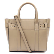 Picture of Mulberry Tote Zipped Bayswater - Mini in Clay, Calfskin Leather