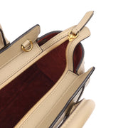 Picture of Mulberry Tote Zipped Bayswater - Mini in Clay, Calfskin Leather