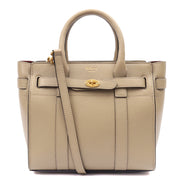 Picture of Mulberry Tote Zipped Bayswater - Mini in Clay, Calfskin Leather