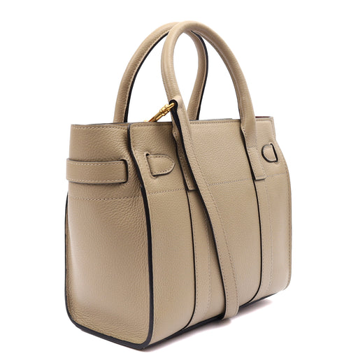 Picture of Mulberry Tote Zipped Bayswater - Mini in Clay, Calfskin Leather