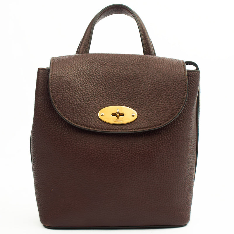 Picture of Mulberry Backpack Mini Bayswater in Oxblood, Calfskin Leather