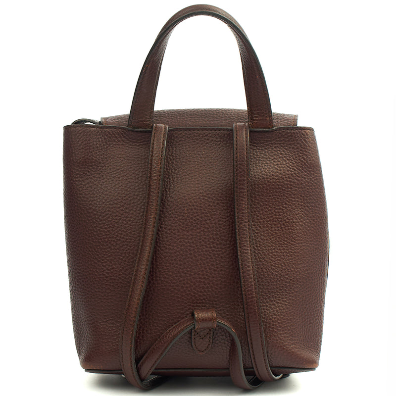 Picture of Mulberry Backpack Mini Bayswater in Oxblood, Calfskin Leather