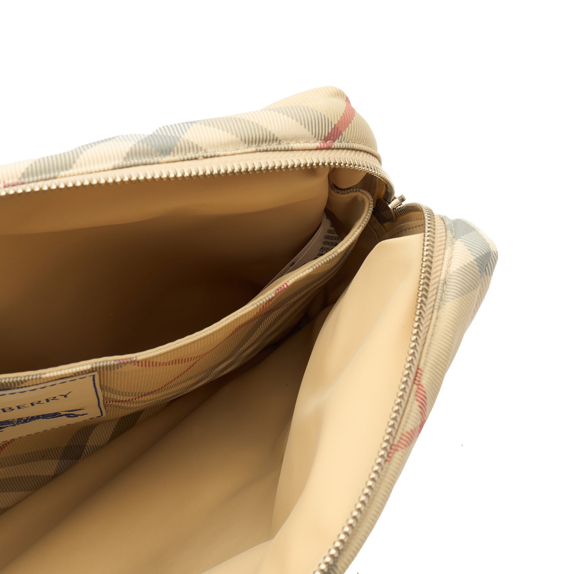 Burberry ポーチ Burberry Changing Bag Logo Print Zip Pouch in Neutral | The
