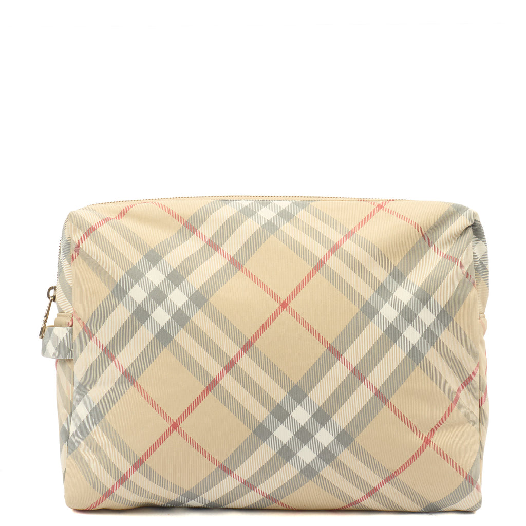 Burberry ポーチ Burberry Changing Bag Logo Print Zip Pouch in Neutral | The