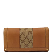 Picture of Gucci Purse Continental Wallet in Brown, Leather